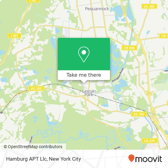 Hamburg APT Llc map