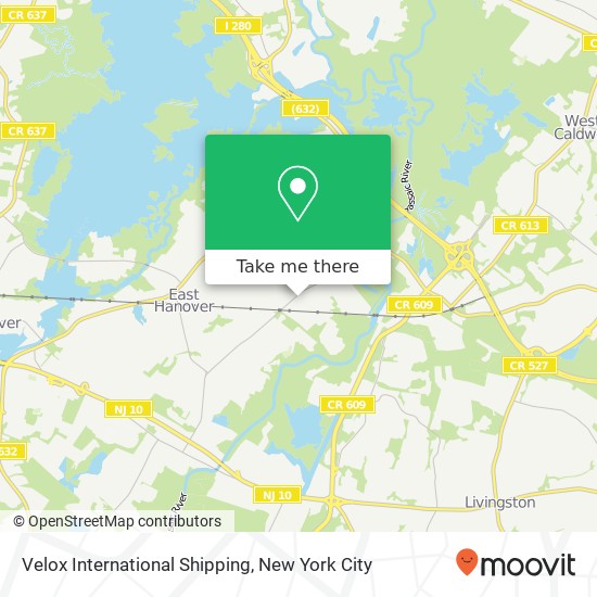 Velox International Shipping map