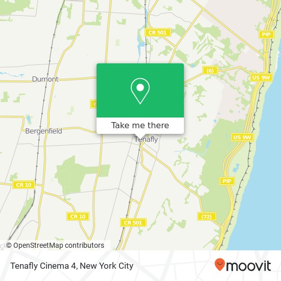 Tenafly Cinema 4 map