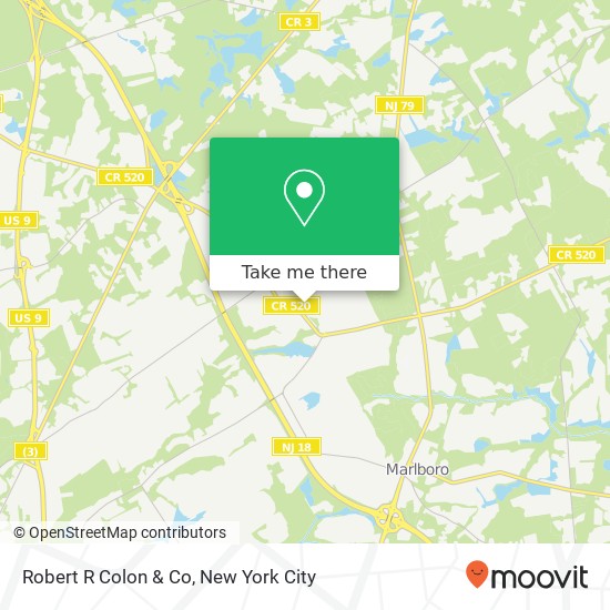 Mapa de Robert R Colon & Co