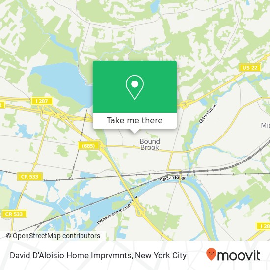 Mapa de David D'Aloisio Home Imprvmnts