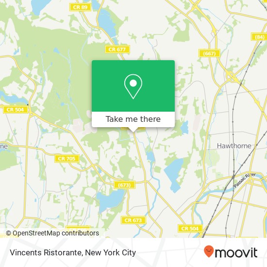 Mapa de Vincents Ristorante