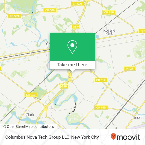 Mapa de Columbus Nova Tech Group LLC