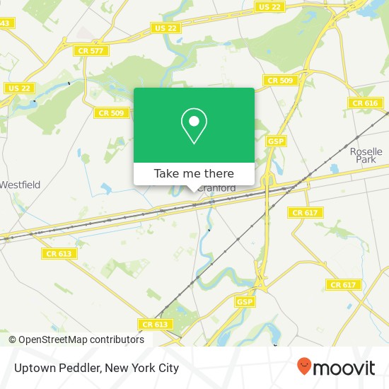 Mapa de Uptown Peddler