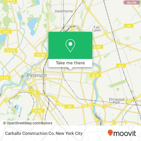 Mapa de Carballo Construction Co