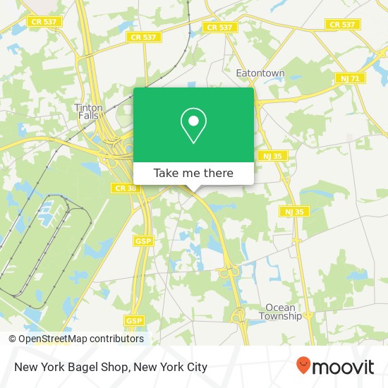 New York Bagel Shop map