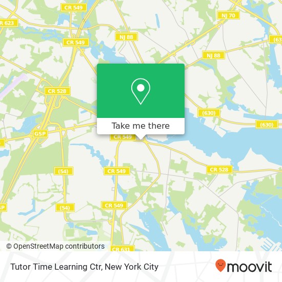 Mapa de Tutor Time Learning Ctr