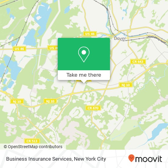 Business Insurance Services map