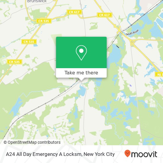 A24 All Day Emergency A Locksm map