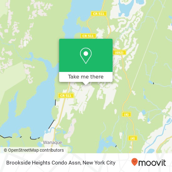 Mapa de Brookside Heights Condo Assn
