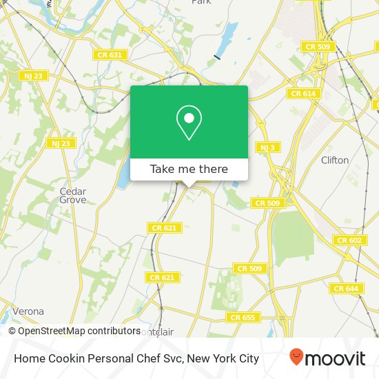 Mapa de Home Cookin Personal Chef Svc