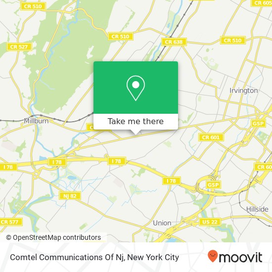 Comtel Communications Of Nj map