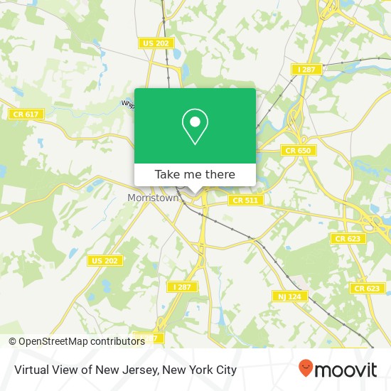 Virtual View of New Jersey map