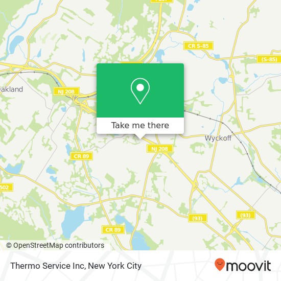 Thermo Service Inc map