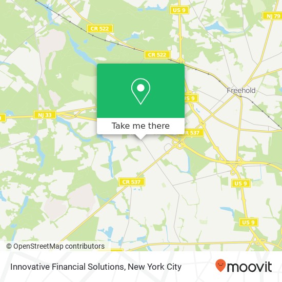 Innovative Financial Solutions map