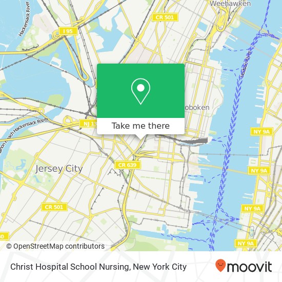 Mapa de Christ Hospital School Nursing