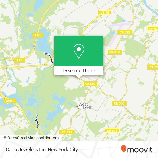 Carlo Jewelers Inc map