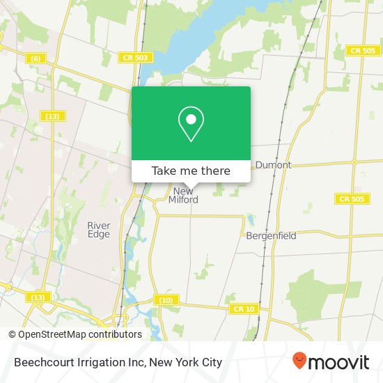 Mapa de Beechcourt Irrigation Inc