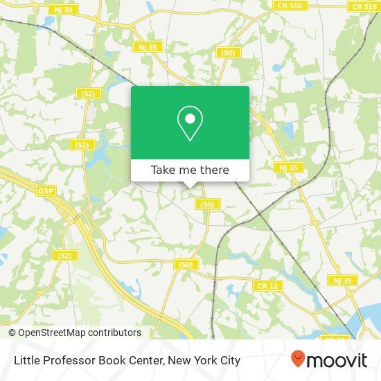 Mapa de Little Professor Book Center