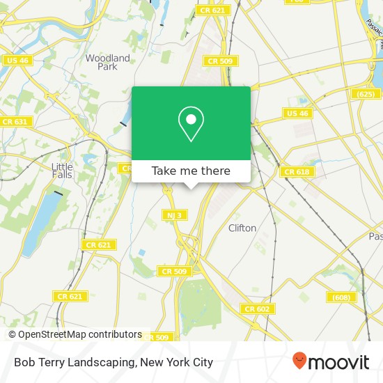 Bob Terry Landscaping map