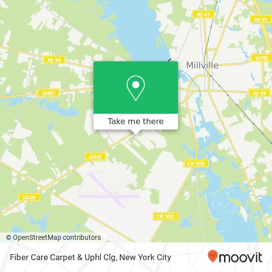 Fiber Care Carpet & Uphl Clg map
