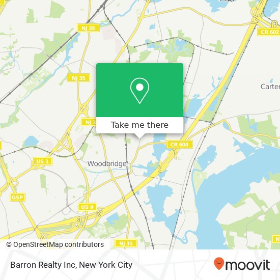 Barron Realty Inc map