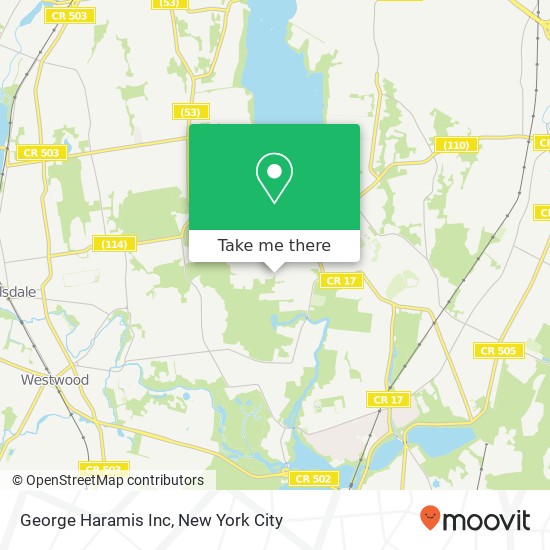 Mapa de George Haramis Inc