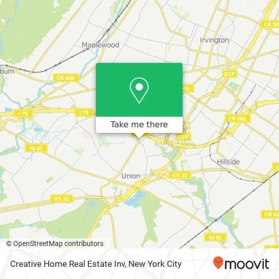 Creative Home Real Estate Inv map