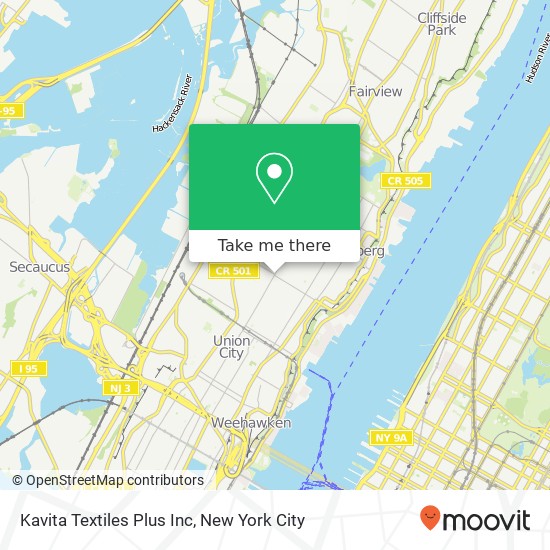 Kavita Textiles Plus Inc map