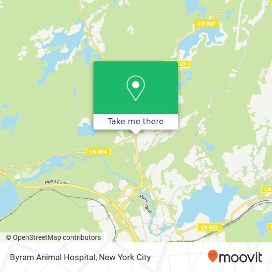 Mapa de Byram Animal Hospital