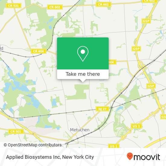 Applied Biosystems Inc map