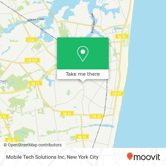 Mobile Tech Solutions Inc map