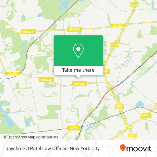 Jayshree J Patel Law Offices map