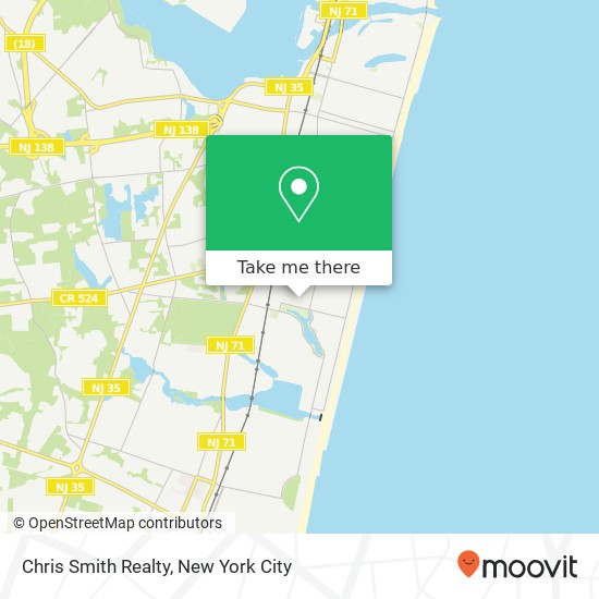 Chris Smith Realty map