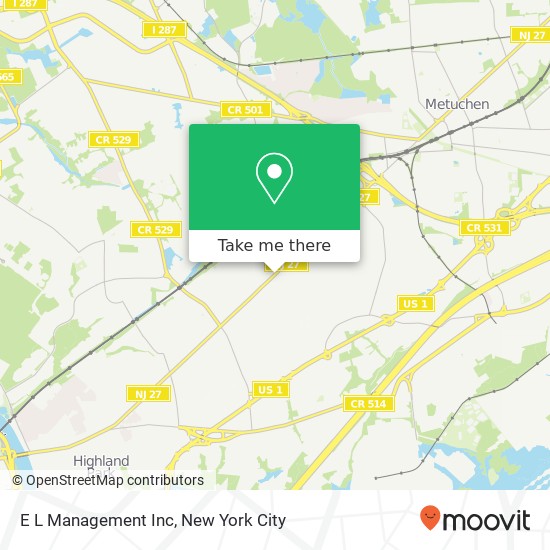 E L Management Inc map