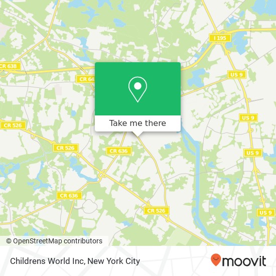 Childrens World Inc map