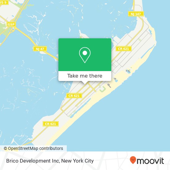 Brico Development Inc map