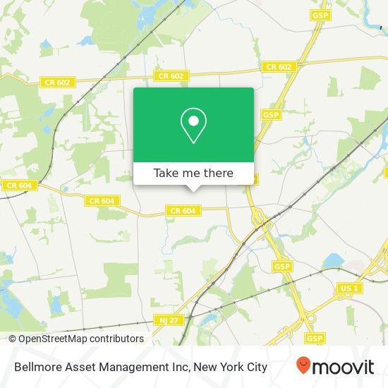 Mapa de Bellmore Asset Management Inc