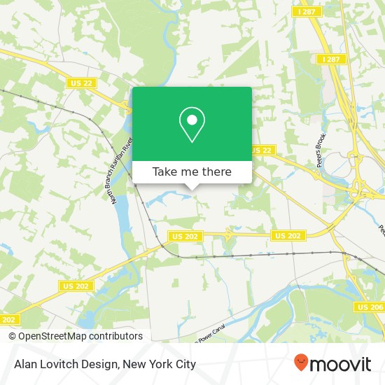 Alan Lovitch Design map