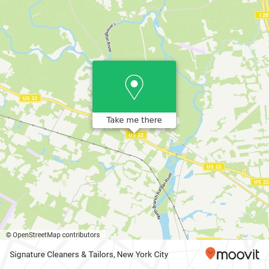 Mapa de Signature Cleaners & Tailors