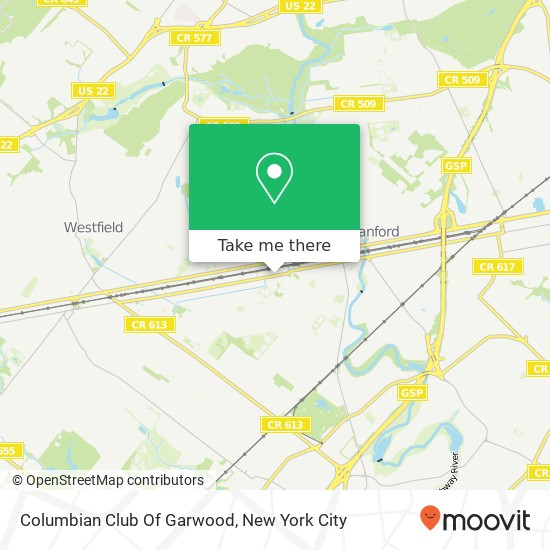 Columbian Club Of Garwood map