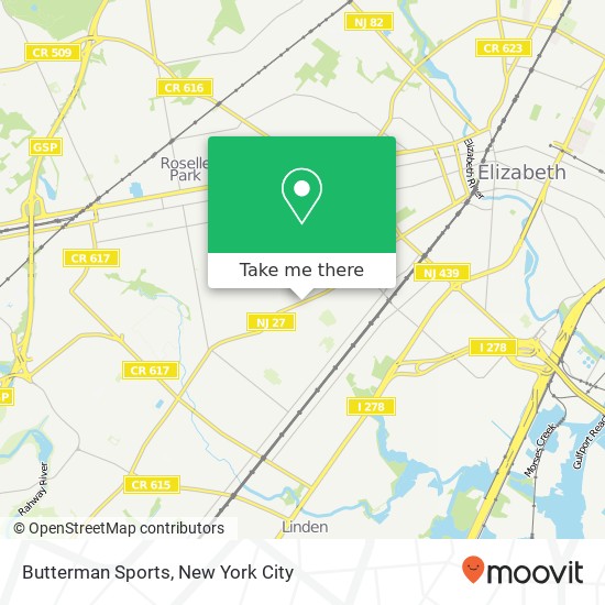 Mapa de Butterman Sports