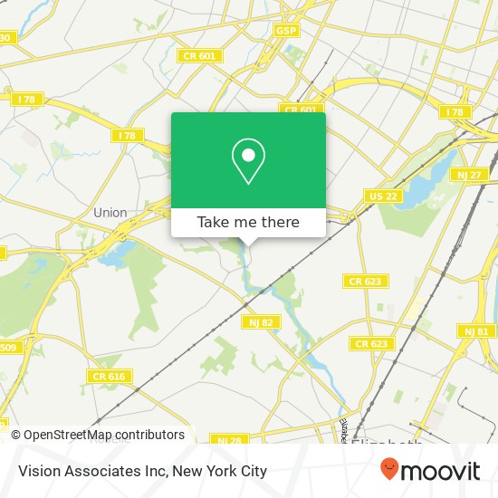 Vision Associates Inc map