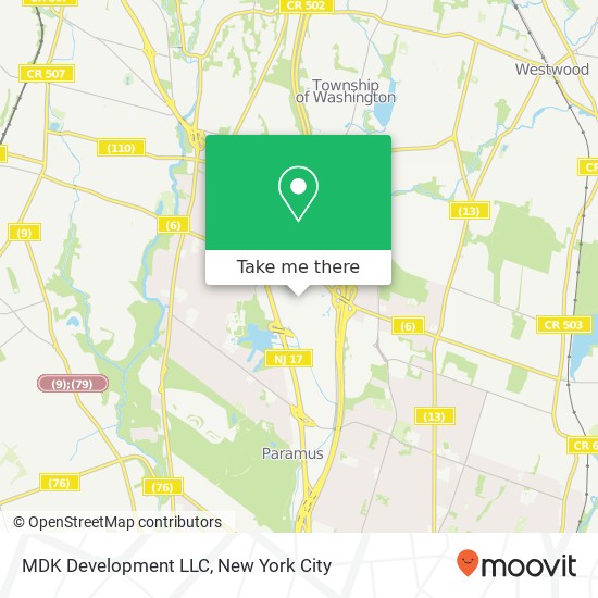 Mapa de MDK Development LLC