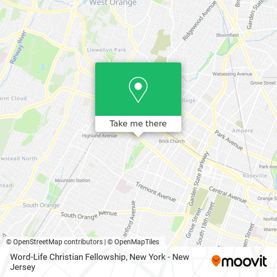 Word-Life Christian Fellowship map