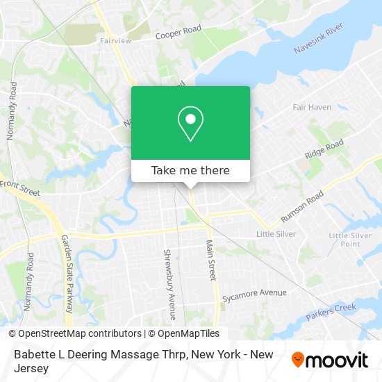 Mapa de Babette L Deering Massage Thrp