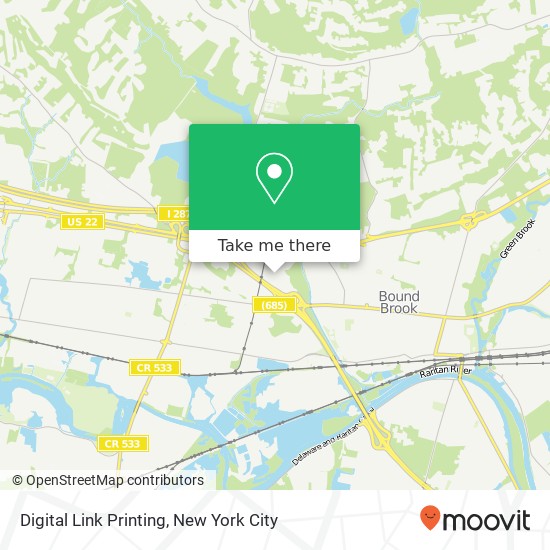 Digital Link Printing map