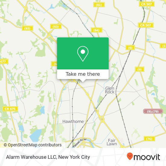 Alarm Warehouse LLC map