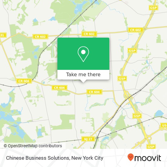 Chinese Business Solutions map