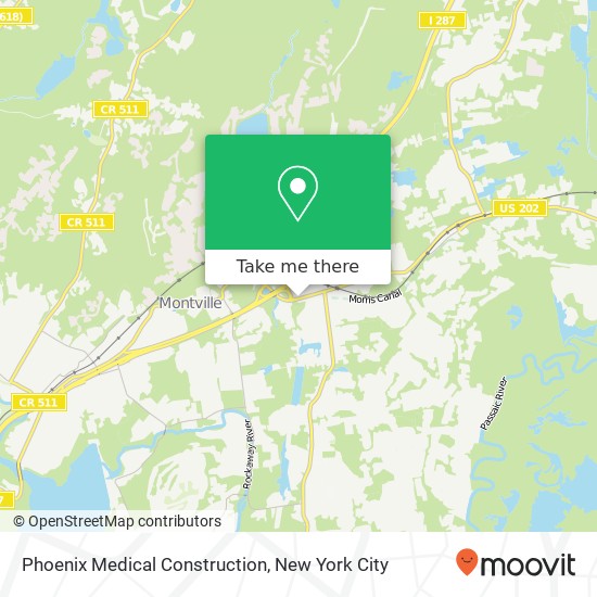 Mapa de Phoenix Medical Construction